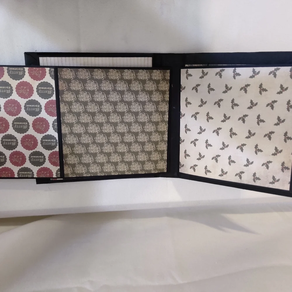 Handcrafted - Mickeys Christmas theme handmade Photo Album. 7x7x1